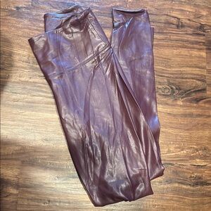 WHBM Leather tight pants